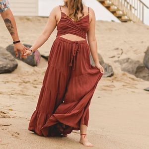 Free people Sun Set Matching 2 piece